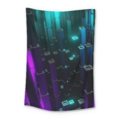 Abstract Building City 3d Small Tapestry