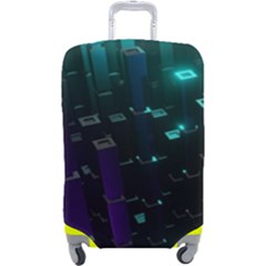 Abstract Building City 3d Luggage Cover (large) by uniart180623