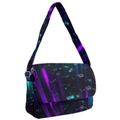 Abstract Building City 3d Courier Bag by uniart180623