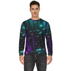 Abstract Building City 3d Men s Fleece Sweatshirt by uniart180623