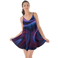 Purple Blue Swirl Abstract Love The Sun Cover Up by uniart180623