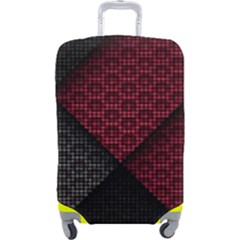 Red Black Abstract Pride Abstract Digital Art Luggage Cover (large) by uniart180623