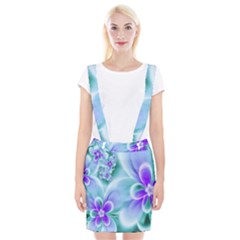 Abstract Flowers Flower Abstract Braces Suspender Skirt by uniart180623