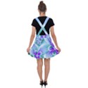 Abstract Flowers Flower Abstract Velvet Suspender Skater Skirt View2