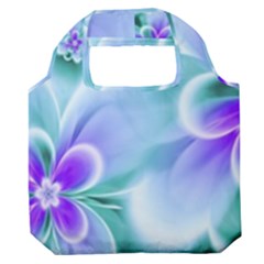 Abstract Flowers Flower Abstract Premium Foldable Grocery Recycle Bag by uniart180623