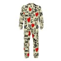 Love Abstract Background Textures Creative Grunge OnePiece Jumpsuit (Kids) View2