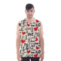 Love Abstract Background Textures Creative Grunge Men s Basketball Tank Top View1