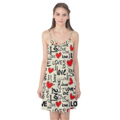 Love Abstract Background Textures Creative Grunge Camis Nightgown  by uniart180623