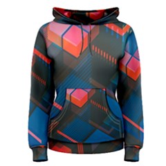 Minimalist Abstract Shaping Abstract Digital Art Women s Pullover Hoodie by uniart180623