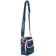 Minimalist Abstract Shaping Abstract Digital Art Shoulder Strap Belt Bag by uniart180623