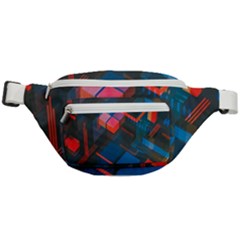 Minimalist Abstract Shaping Abstract Digital Art Fanny Pack by uniart180623