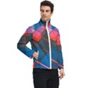 Minimalist Abstract Shaping Abstract Digital Art Men s Bomber Jacket View2