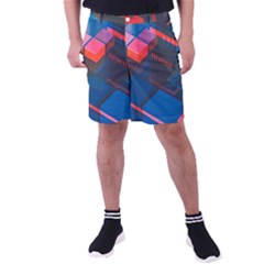 Minimalist Abstract Shaping Abstract Digital Art Men s Pocket Shorts by uniart180623