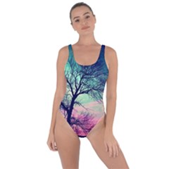 Tree Abstract Field Galaxy Night Nature Bring Sexy Back Swimsuit by uniart180623