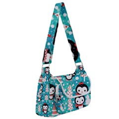 Blue Penguin Pattern Christmas Multipack Bag by uniart180623