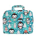 Blue Penguin Pattern Christmas MacBook Pro 16  Shoulder Laptop Bag View4