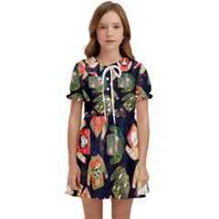 Ugly Christmas Kids  Sweet Collar Dress