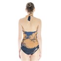 Waves Aesthetic Ocean Retro Sea Vintage Halter Swimsuit View2