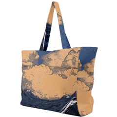 Waves Aesthetic Ocean Retro Sea Vintage Simple Shoulder Bag