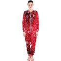 Christmas Pattern Red OnePiece Jumpsuit (Ladies) View1