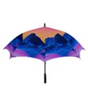 Sun Ultra Artistic 3d Illustration Sunset Golf Umbrellas View3