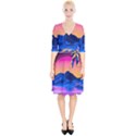 Sun Ultra Artistic 3d Illustration Sunset Wrap Up Cocktail Dress View1