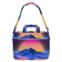 Sun Ultra Artistic 3d Illustration Sunset Macbook Pro 16  Shoulder Laptop Bag by uniart180623