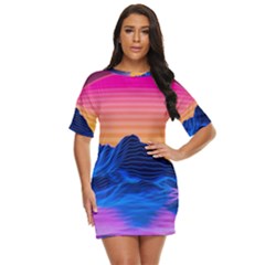 Sun Ultra Artistic 3d Illustration Sunset Just Threw It On Dress by uniart180623