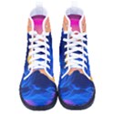 Sun Ultra Artistic 3d Illustration Sunset Women s High-Top Canvas Sneakers View1