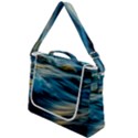 Waves Abstract Box Up Messenger Bag View1