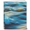 Waves Abstract 8  x 10  Hardcover Notebook View1