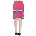 Watermelon Fruit Pattern Short Mermaid Skirt View2