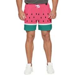 Watermelon Fruit Pattern Men s Runner Shorts by uniart180623