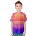 Sunset Summer Time Kids  Cotton Tee View1