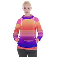 Sunset Summer Time Women s Hooded Pullover by uniart180623