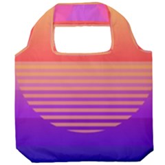 Sunset Summer Time Foldable Grocery Recycle Bag