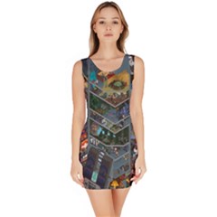 Fictional Character Cartoons Bodycon Dress by uniart180623