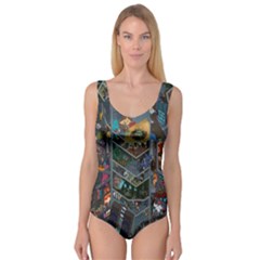 Fictional Character Cartoons Princess Tank Leotard  by uniart180623