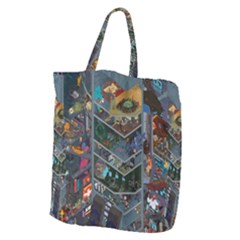 Fictional Character Cartoons Giant Grocery Tote by uniart180623