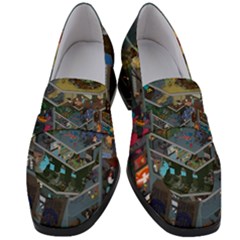 Fictional Character Cartoons Women s Chunky Heel Loafers by uniart180623