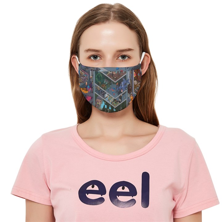 Fictional Character Cartoons Cloth Face Mask (Adult)