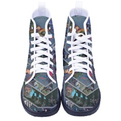 Fictional Character Cartoons Women s High-top Canvas Sneakers