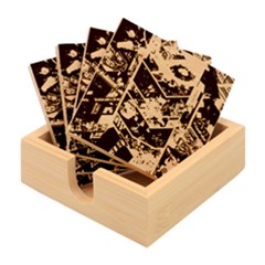 Fictional Character Cartoons Bamboo Coaster Set by uniart180623