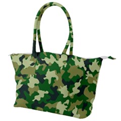 Green Military Background Camouflage Canvas Shoulder Bag by uniart180623