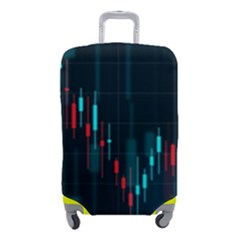 Flag Patterns On Forex Charts Luggage Cover (small) by uniart180623