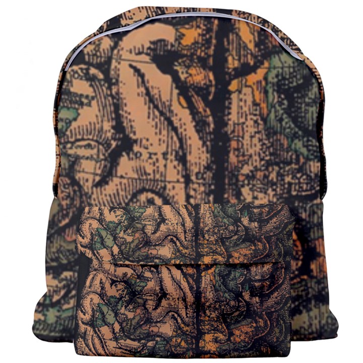 Always On My Mind Tobe Map Places Travel Vintage Giant Full Print Backpack