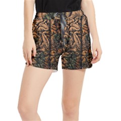 Always On My Mind Tobe Map Places Travel Vintage Women s Runner Shorts