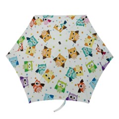 Owl Bird Mini Folding Umbrellas by uniart180623