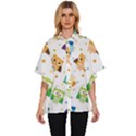 Owl Bird Women s Batwing Button Up Shirt View1