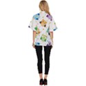 Owl Bird Women s Batwing Button Up Shirt View4